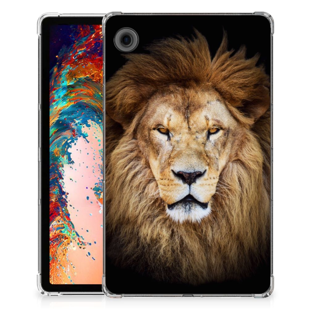 Samsung Galaxy Tab A9 Back Case Leeuw design leeuw voorkant