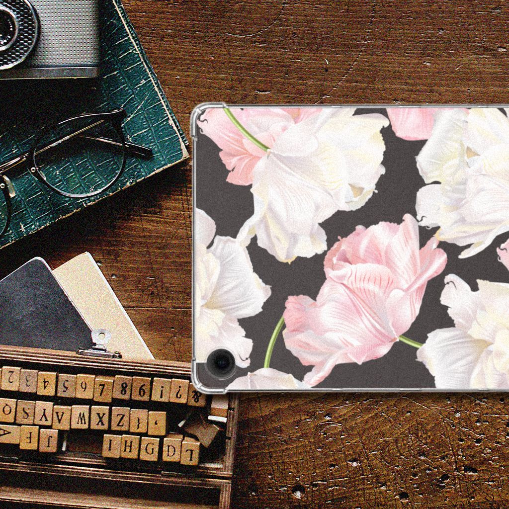 Samsung Galaxy Tab A9 Plus Siliconen Hoesje Lovely Flowers
