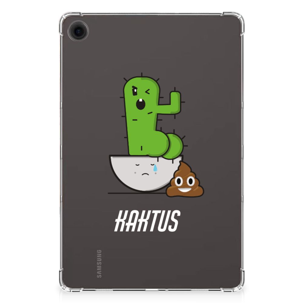 Samsung Galaxy Tab A9 Plus Tablet Back Cover Cactus Poo achterzijde ontwerp
