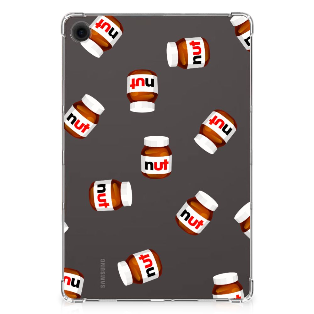 Samsung Galaxy Tab A9 Plus Tablet Cover Nut Jar design nut jar aanzicht
