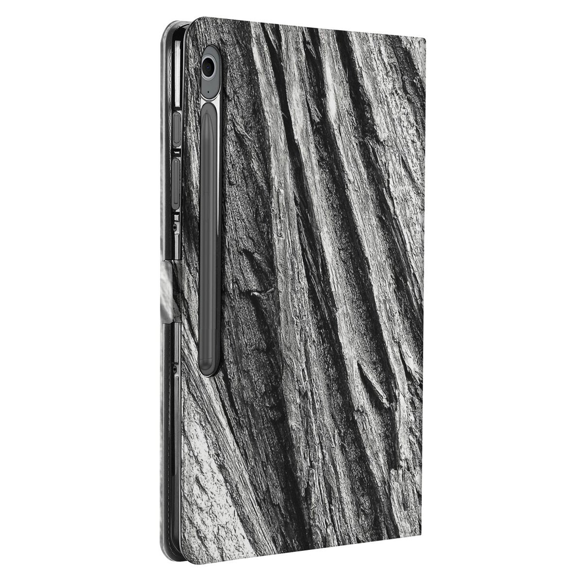 Samsung Galaxy Tab S10 FE Plus Tablet Hoesje Boomschors met Standaard hoesje design boomschors aanzicht