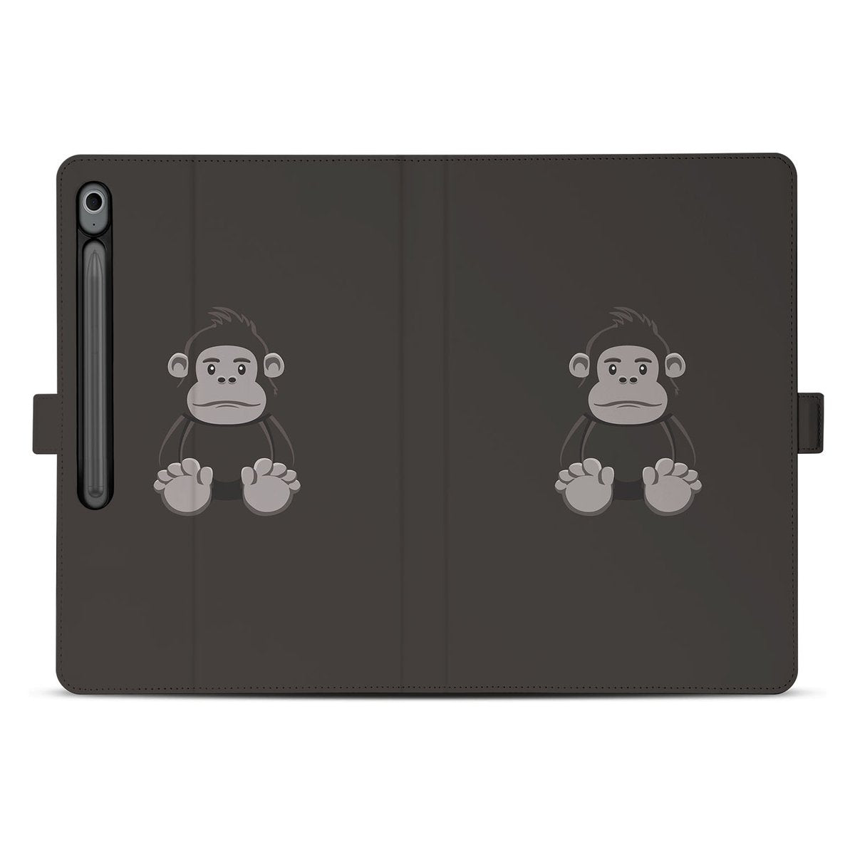 Samsung Galaxy Tab S10 FE Plus Tablet Hoesje Gorilla met Standaard gorilla design voorkant