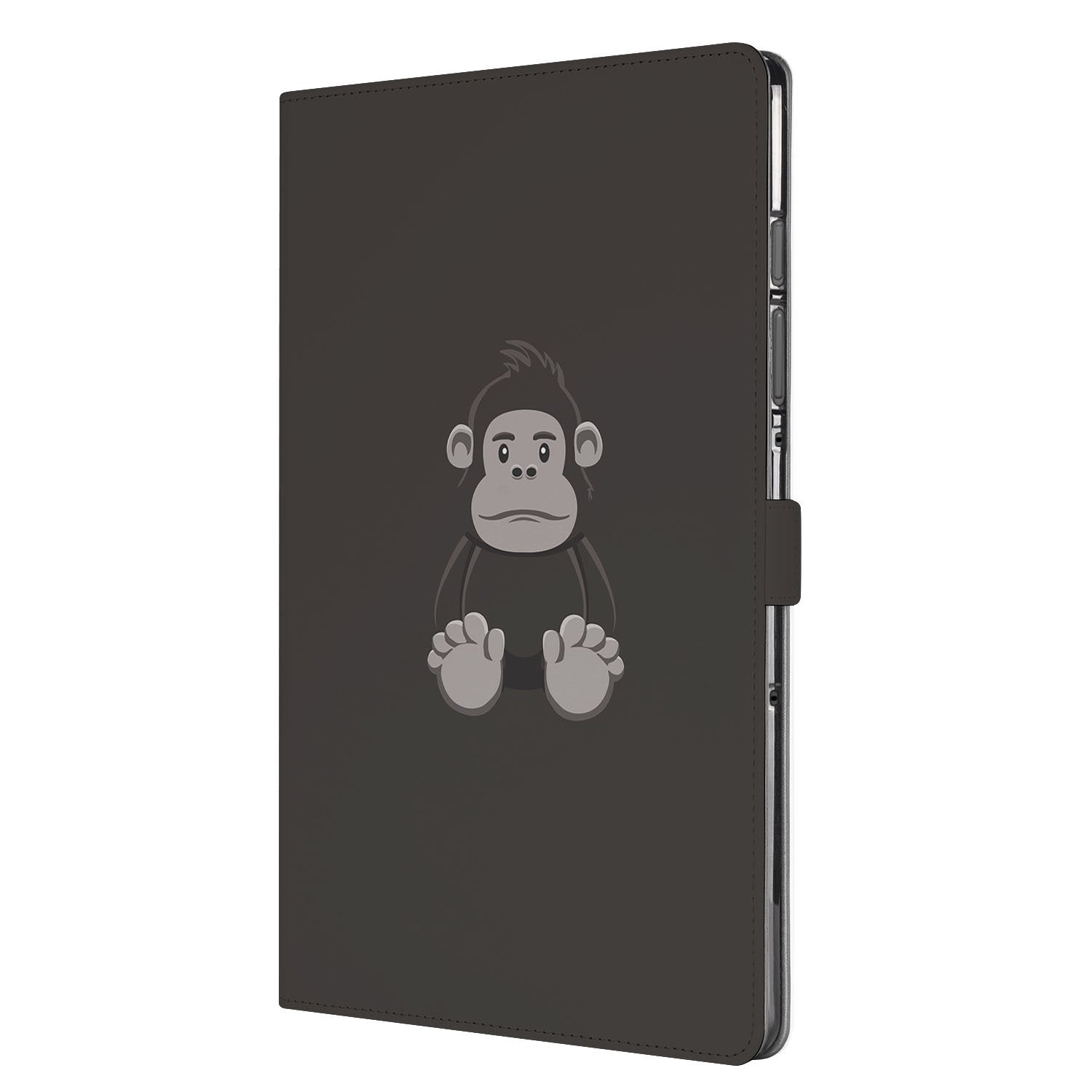 Samsung Galaxy Tab S10 FE | Tab S9 FE Tablet Hoesje Gorilla met Standaard Gorilla design aanzicht