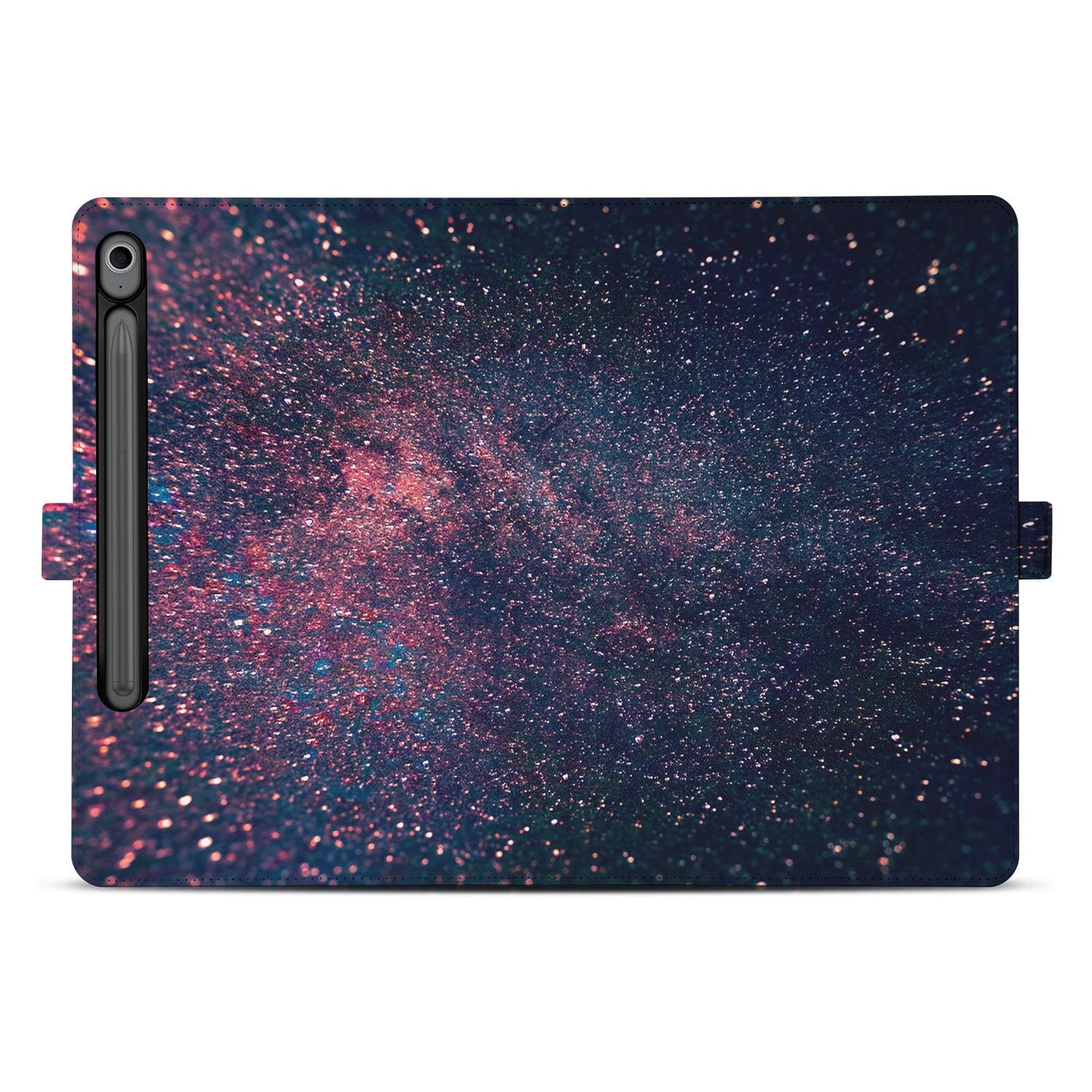 Samsung Galaxy Tab S10 FE Tab S9 FE Tablet Hoesje Stars met Standaard design sterrenachtergrond aanzicht