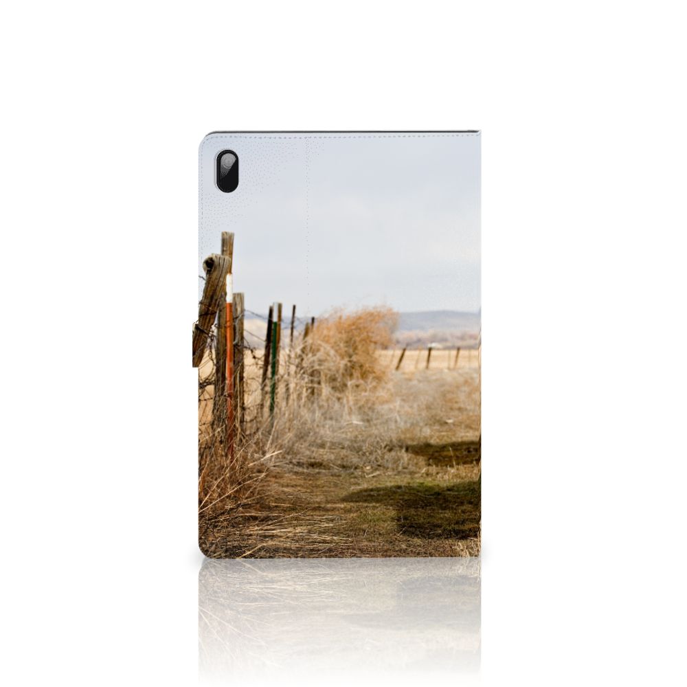 Samsung Galaxy Tab S7 FE | S7+ | S8+ Tablet Hoesje met foto Vintage Auto voorzijde