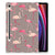 Samsung Galaxy Tab S9 Back Case Flamingo flamingo design achteraanzicht