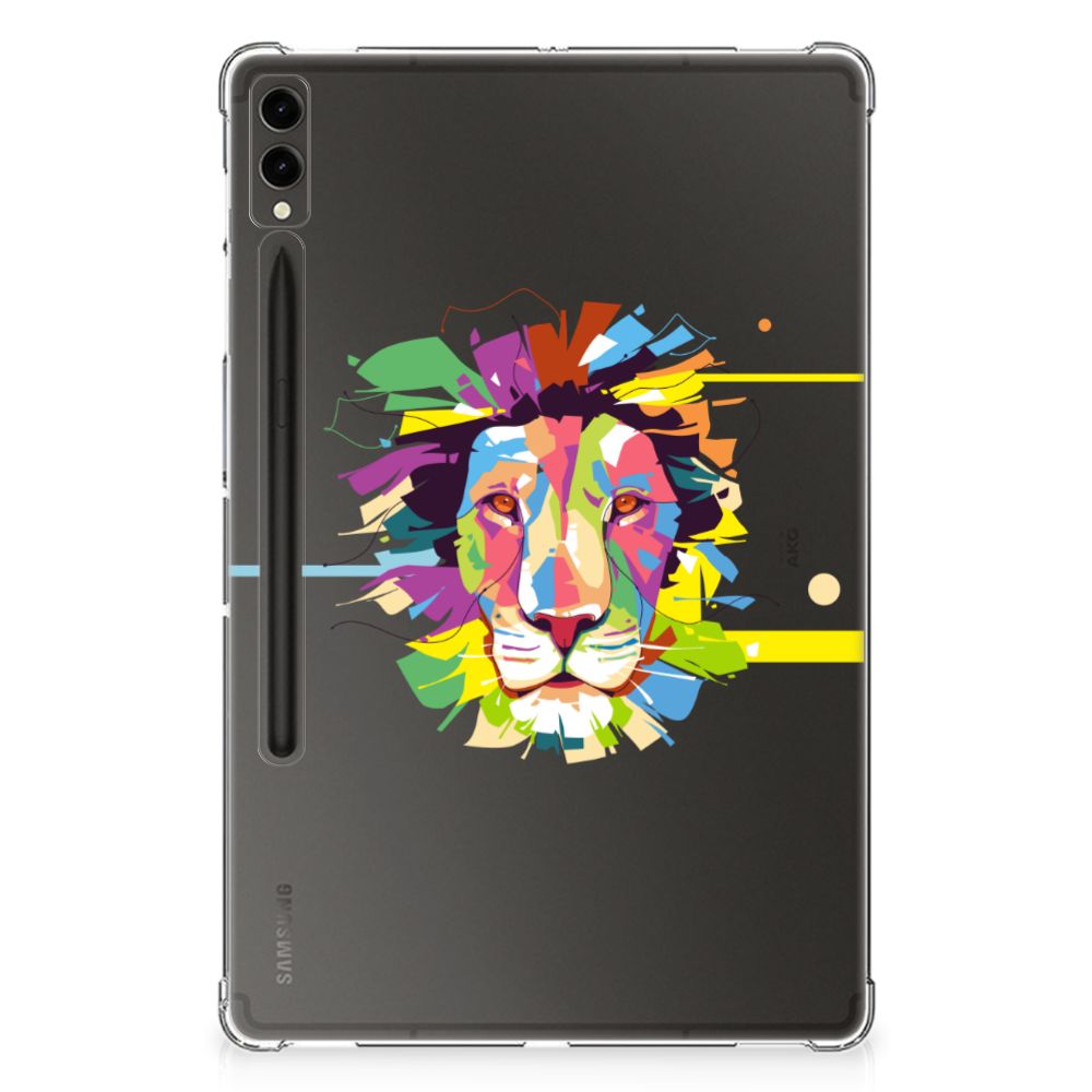 Samsung Galaxy Tab S9 Plus Tablet Back Cover Lion Color achterkant