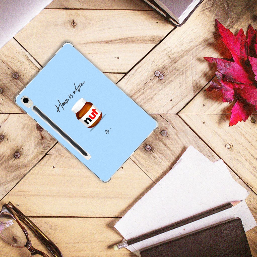 Samsung Galaxy Tab S9 Tablet Cover Nut Home tabletcase illustratie boven aanzicht