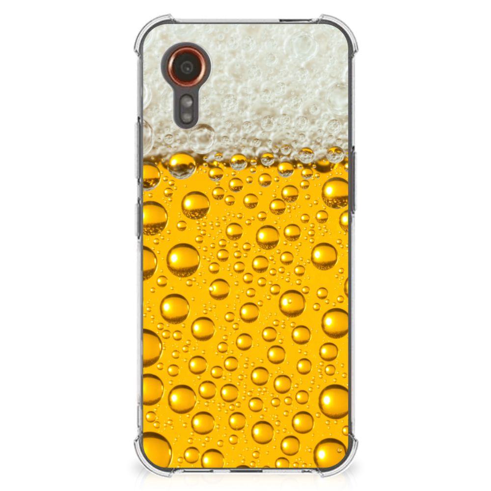 Samsung Galaxy Xcover 7 Beschermhoes Bier telefoonhoesje design Bier aanzicht