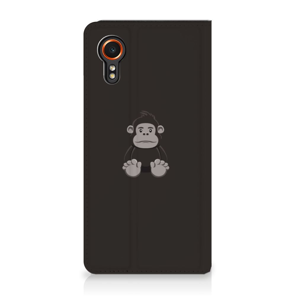 Samsung Galaxy Xcover 7 Magnet Case Gorilla voorkant met gorilla ontwerp