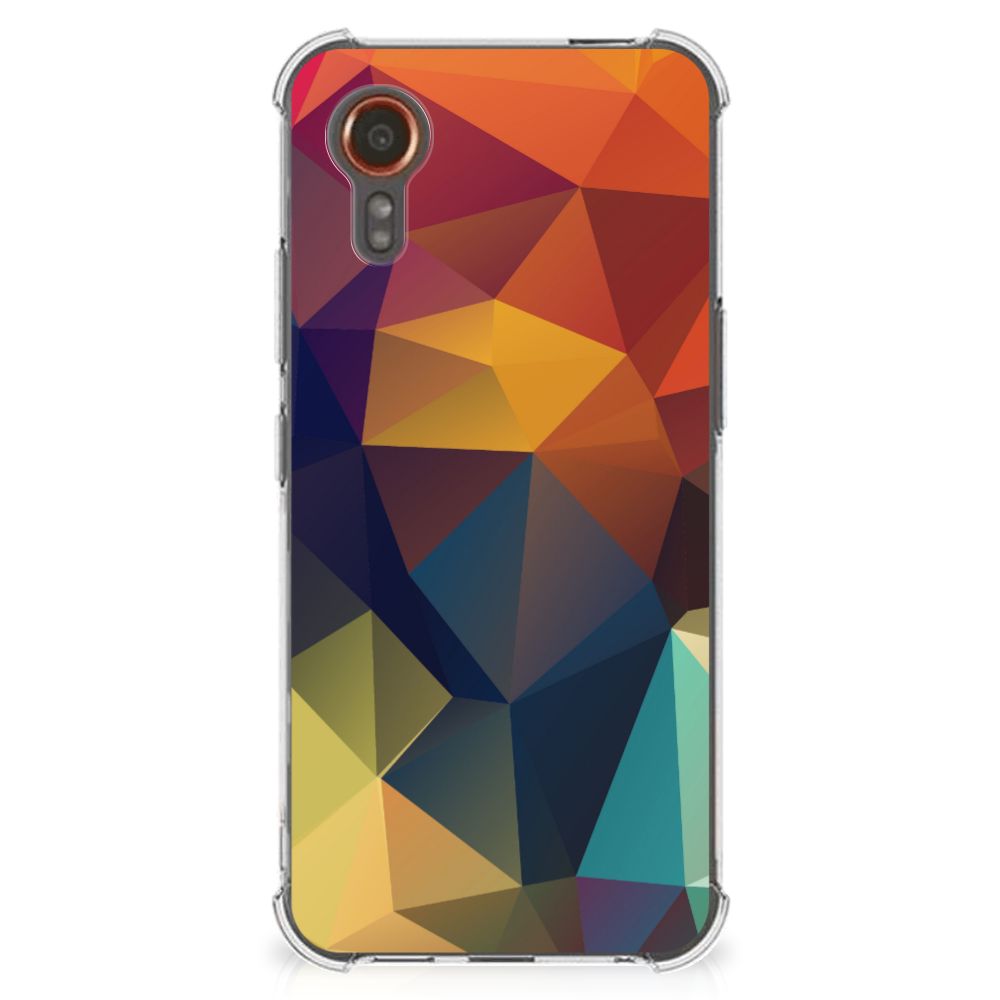 Samsung Galaxy Xcover 7 Shockproof Case Polygon Color B2C Telecom