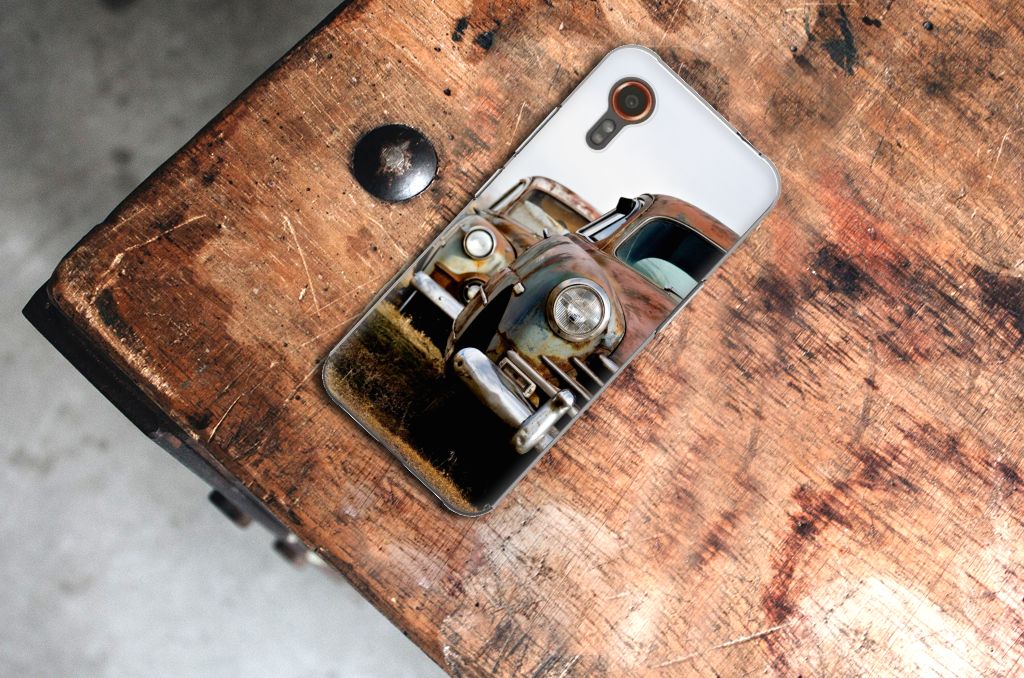 Samsung Galaxy Xcover 7 Siliconen Hoesje met foto Vintage Auto vintage auto design achterkant