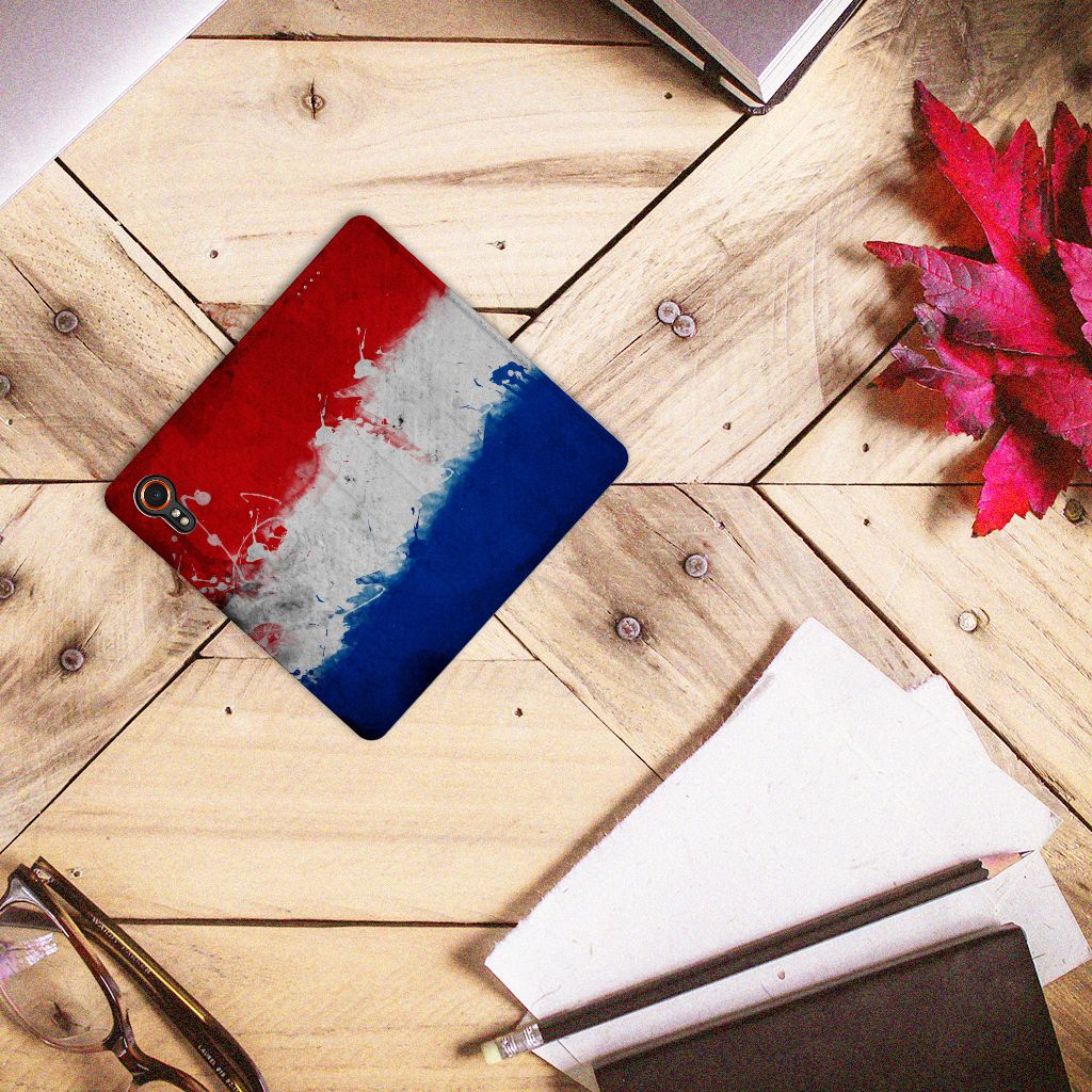 Samsung Galaxy Xcover 7 Standcase Nederland design Nederlandse vlag bovenaanzicht
