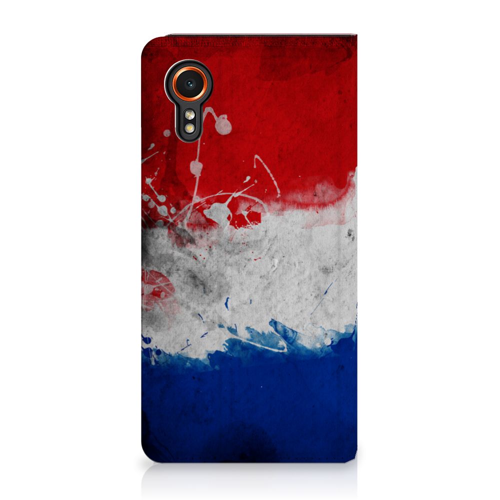 Samsung Galaxy Xcover 7 Standcase Nederland design Nederlandse vlag achterkant