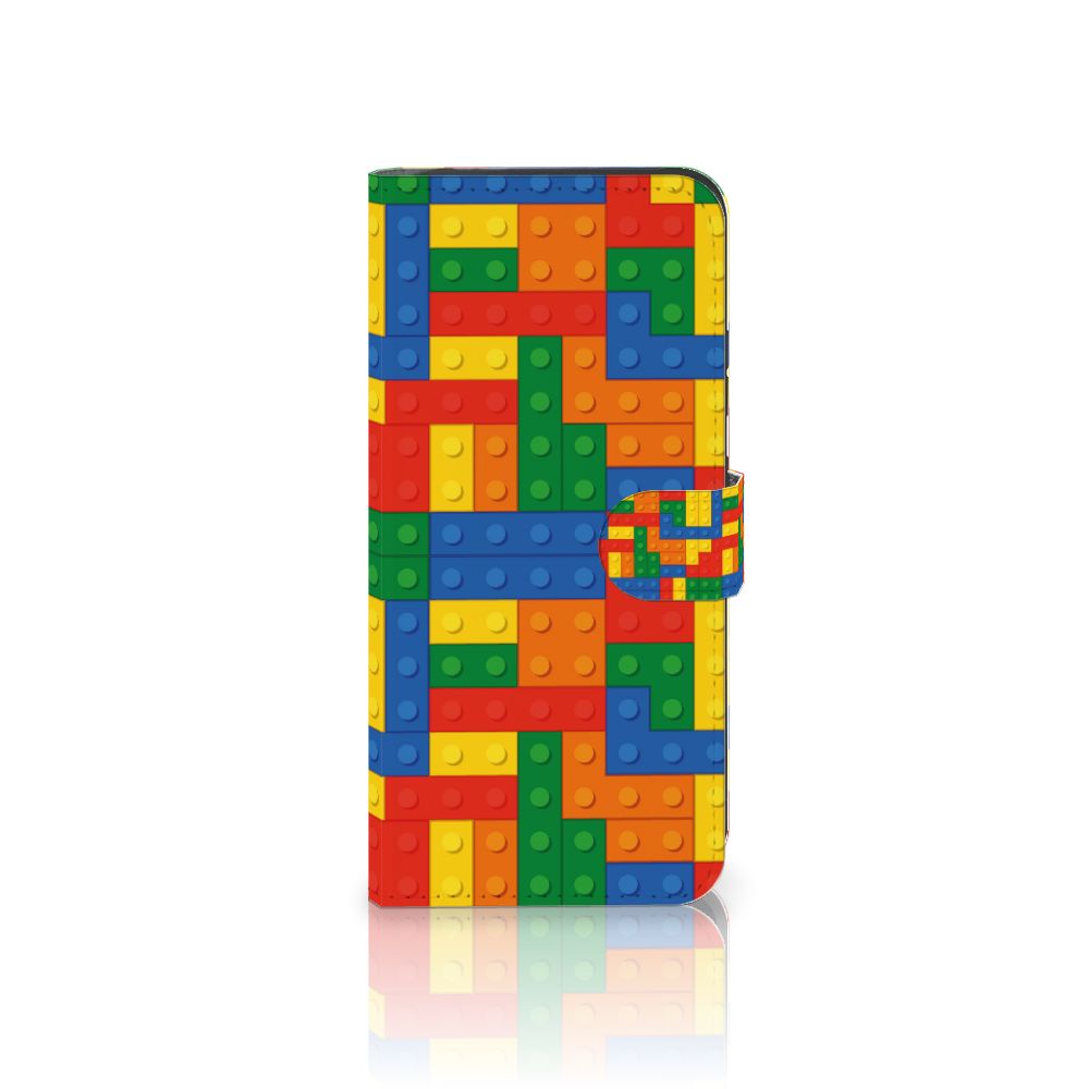 Samsung Galaxy Xcover 7 Telefoon Hoesje Blokken kleurig blokken design voorkant