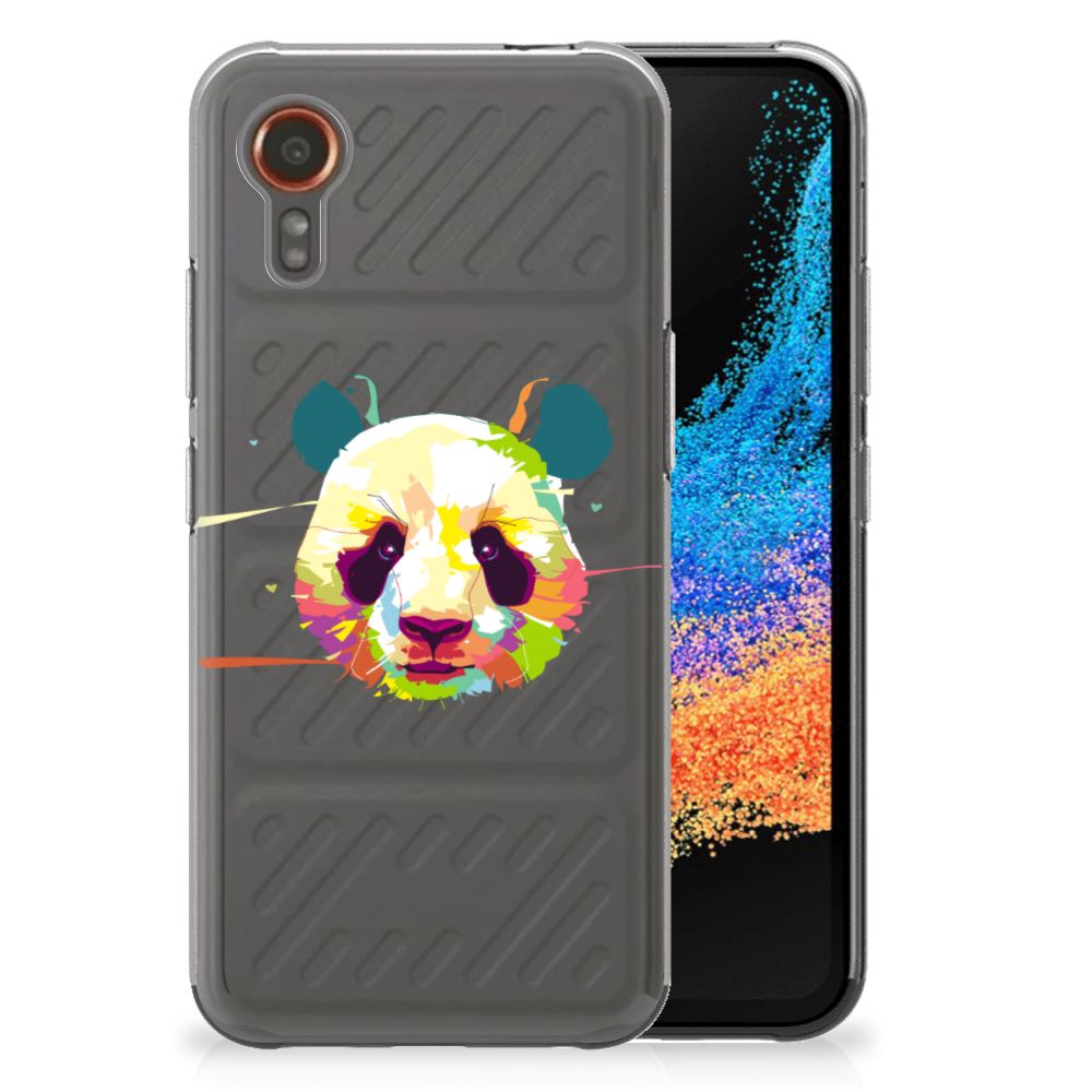 Samsung Galaxy Xcover 7 Telefoonhoesje met Naam Panda Color