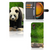 Samsung Galaxy Xcover 7 Telefoonhoesje met Pasjes Panda telefoonhoesje panda design vooraanzicht