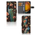 Samsung Galaxy Xcover 7 Telefoonhoesje met Pasjes Pauw met Bloemen