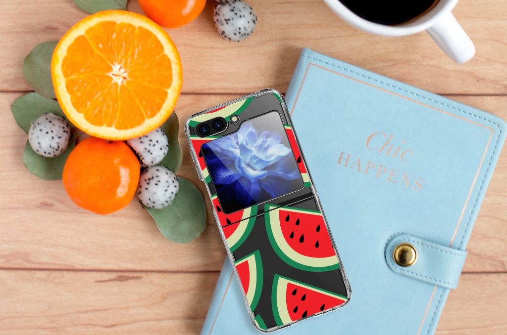 Samsung Galaxy Z Flip 5 Siliconen Case Watermelons