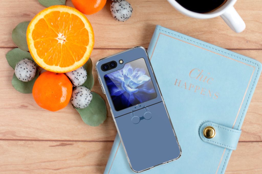 Samsung Galaxy Z Flip 5 Telefoonhoesje met Naam Baby Rhino