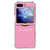 Samsung Galaxy Z Flip 6 Siliconen Case Nut Boyfriend roze achterkant met chocolade pasta illustratie