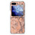 Samsung Galaxy Z Flip 6 TPU Siliconen Hoesje Marmer Oranje design hoesje achterzijde