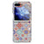 Samsung Galaxy Z Flip 6 TPU Siliconen Hoesje Tiles Color design bloemen aanzicht