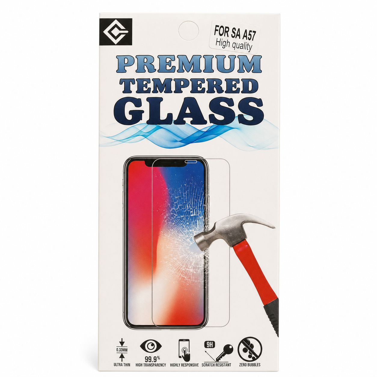 Screenprotector Glas voor Samsung Galaxy A57 – Gehard Glas Bescherming