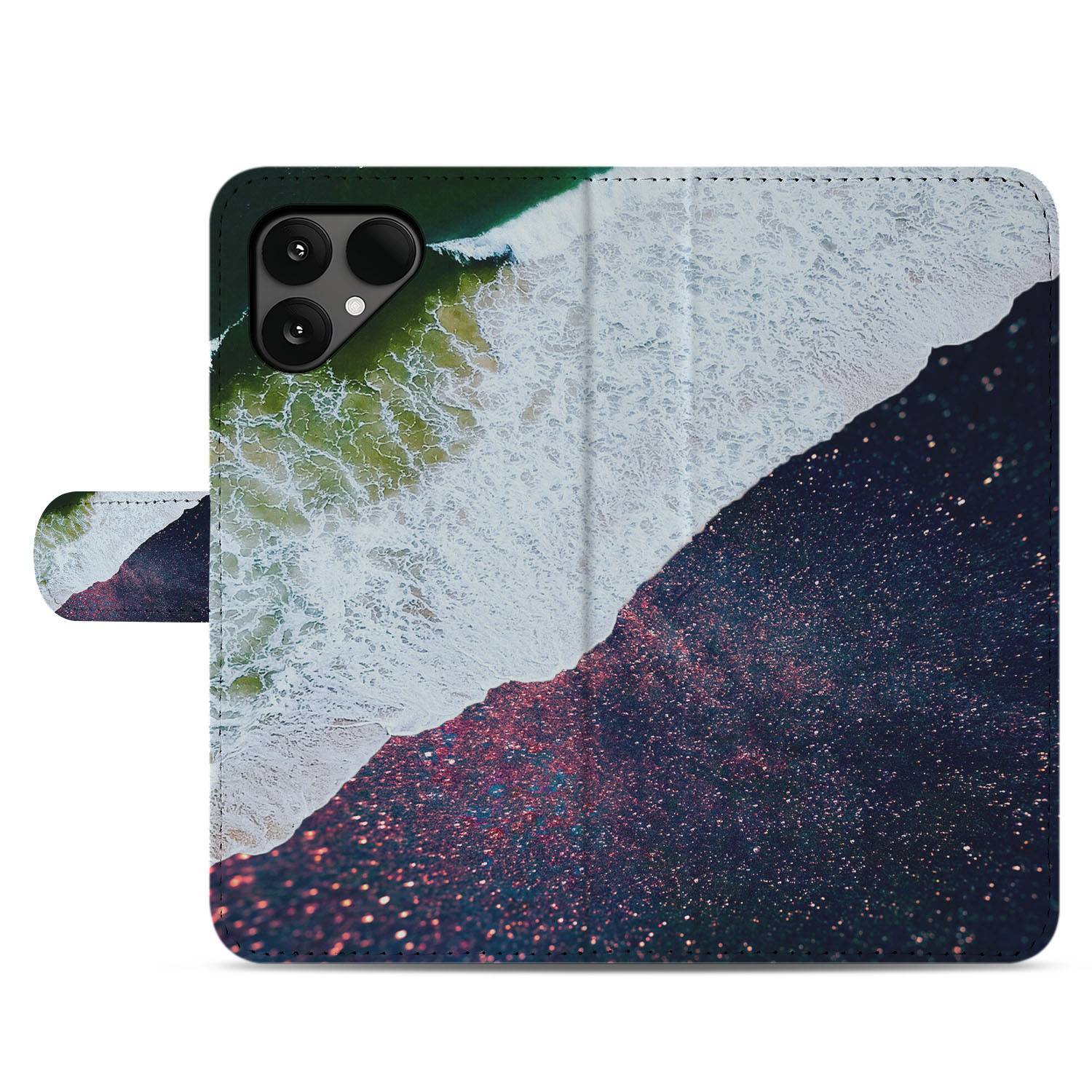 Fairphone 6 Sea in Space Bookcase Hoesje maritiem design voorkant