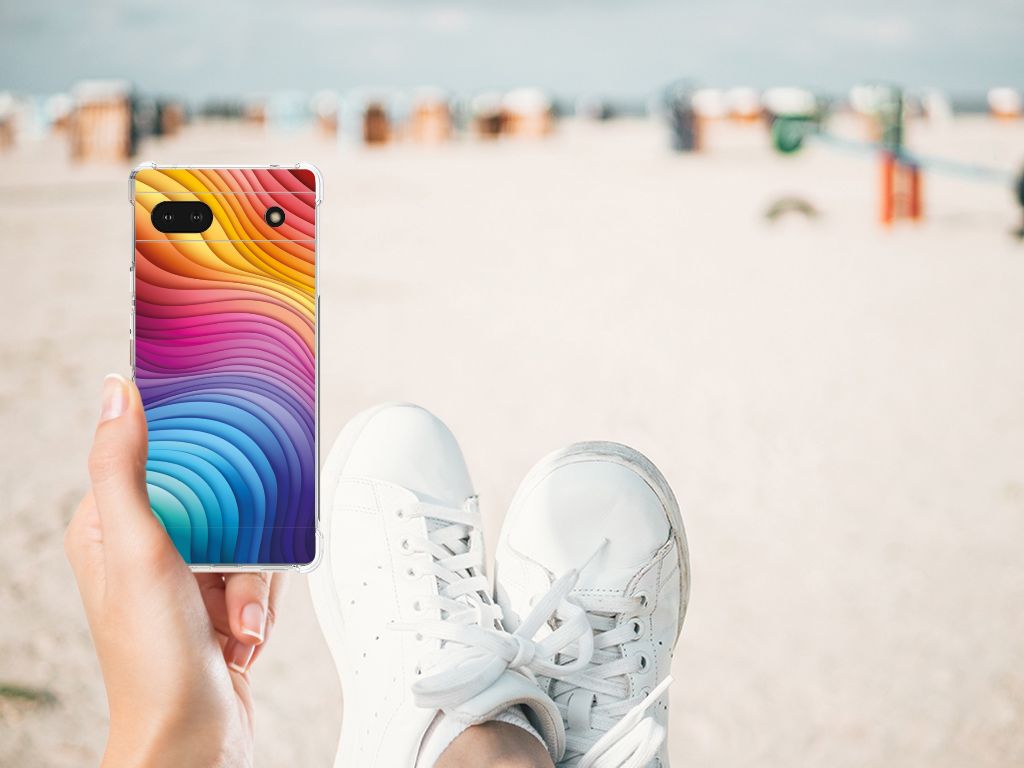 Shockproof Case voor Google Pixel 6A Regenboog B2C Telecom