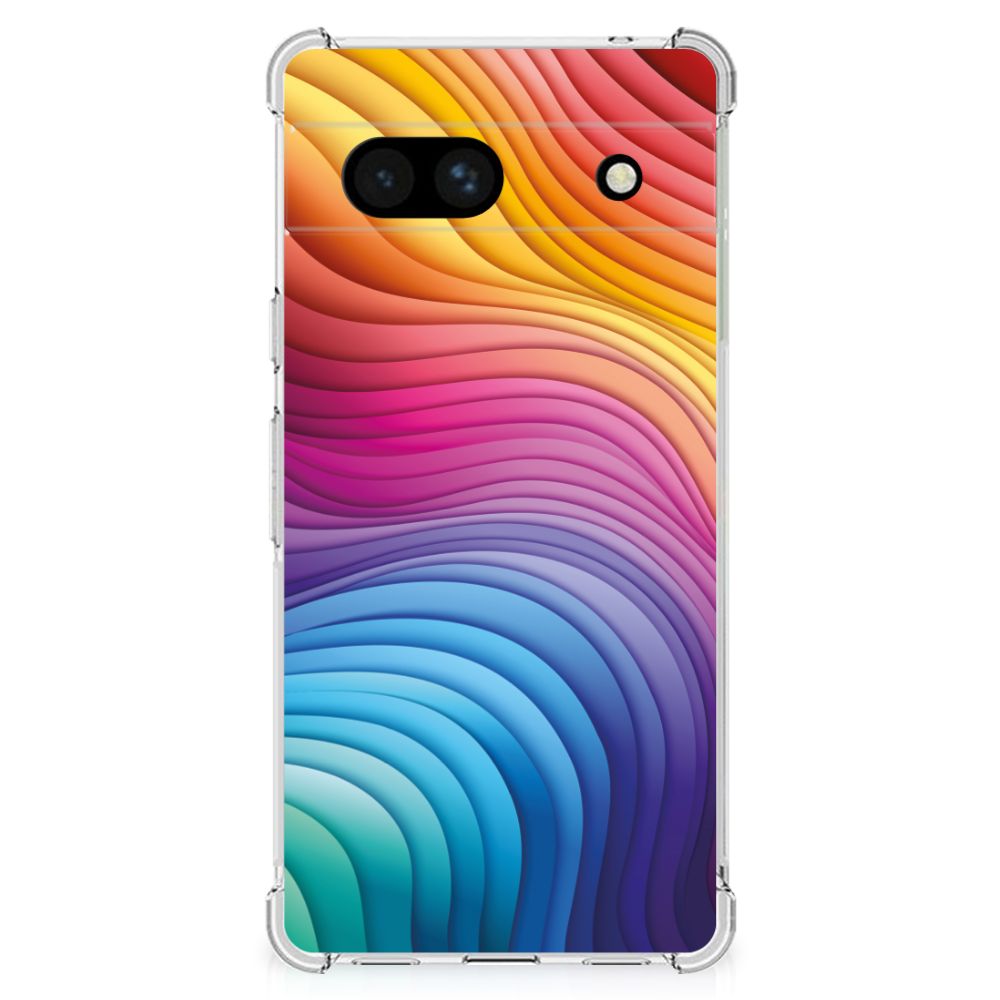 Shockproof Case voor Google Pixel 7A Regenboog B2C Telecom