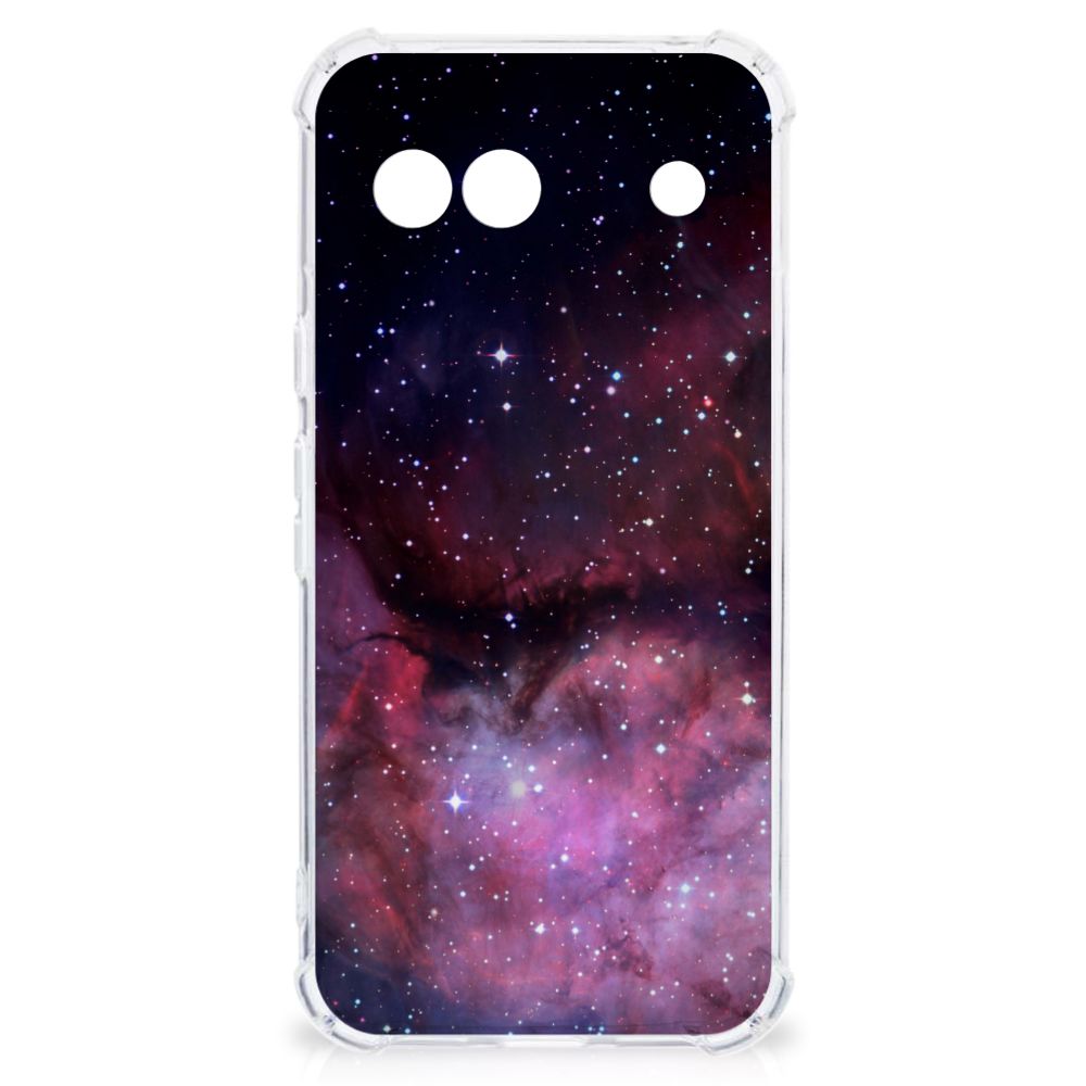 Shockproof Case voor Google Pixel 8A Galaxy heelal design achterkant