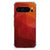 Google Pixel 9 Pro XL Shockproof Case Polygon Red achteraanzicht abstracte vormen