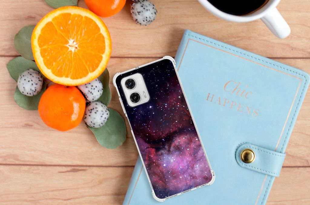 Shockproof Case voor Motorola Moto G73 Galaxy B2C Telecom