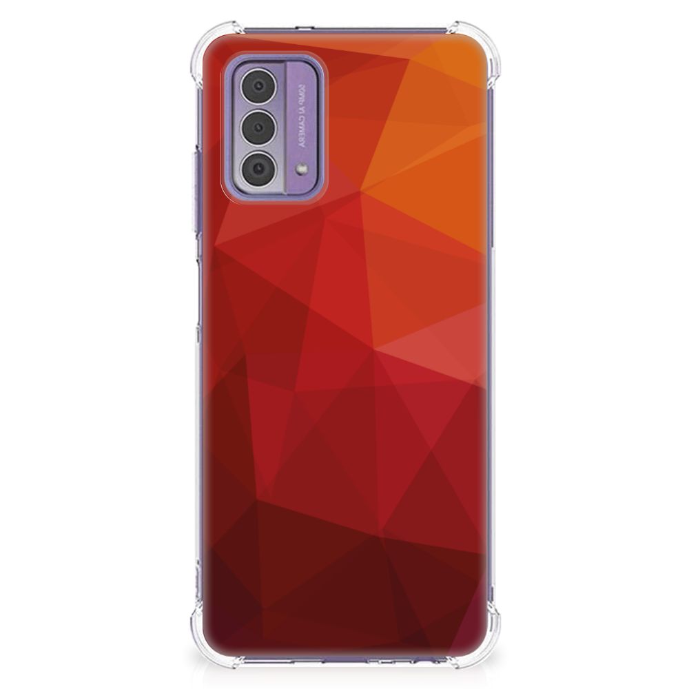 Shockproof Case voor Nokia G42 Polygon Red B2C Telecom