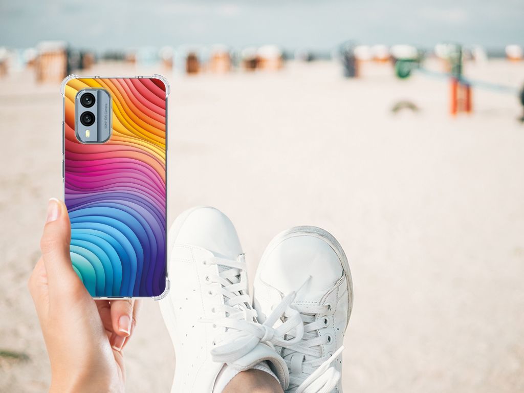 Shockproof Case voor Nokia X30 Regenboog B2C Telecom
