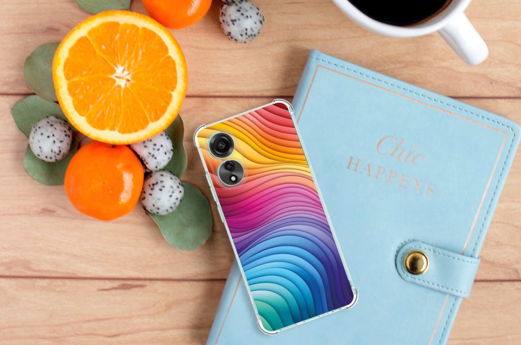 Shockproof Case voor OPPO A78 4G Regenboog B2C Telecom