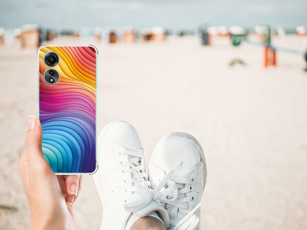 Shockproof Case voor OPPO A78 4G Regenboog B2C Telecom