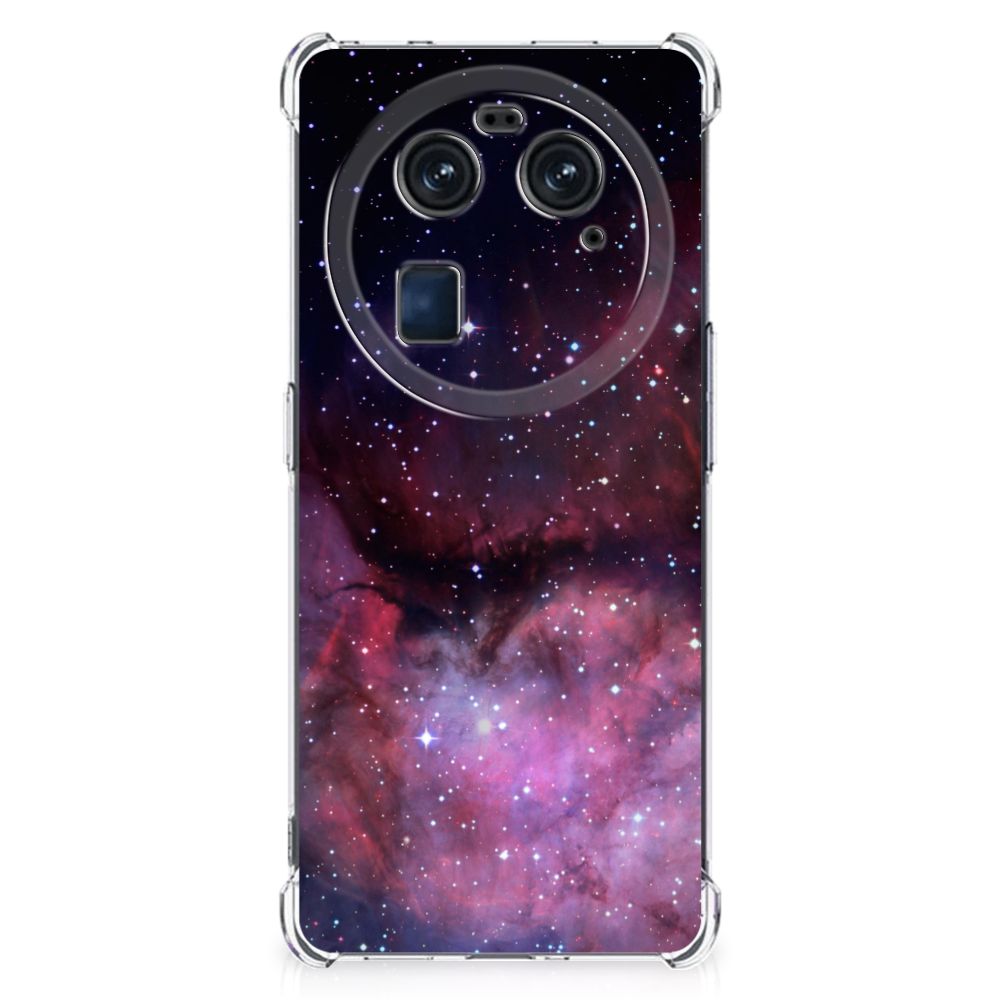 Shockproof Case voor OPPO Find X6 Galaxy heelal design achterkant