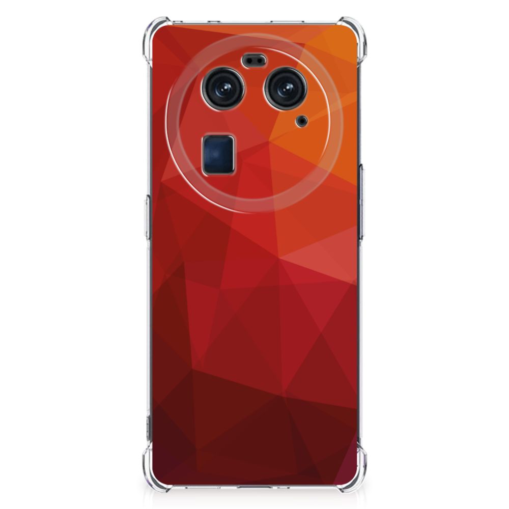Shockproof Case voor OPPO Find X6 Polygon Red B2C Telecom