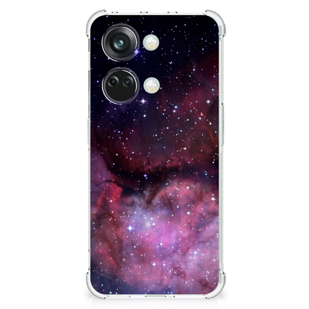 Shockproof Case voor OnePlus Nord 3 Galaxy heelal design achteraanzicht