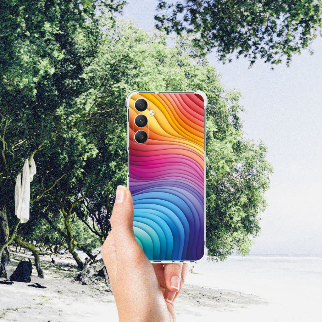 Shockproof Case voor Samsung Galaxy A05s Regenboog B2C Telecom
