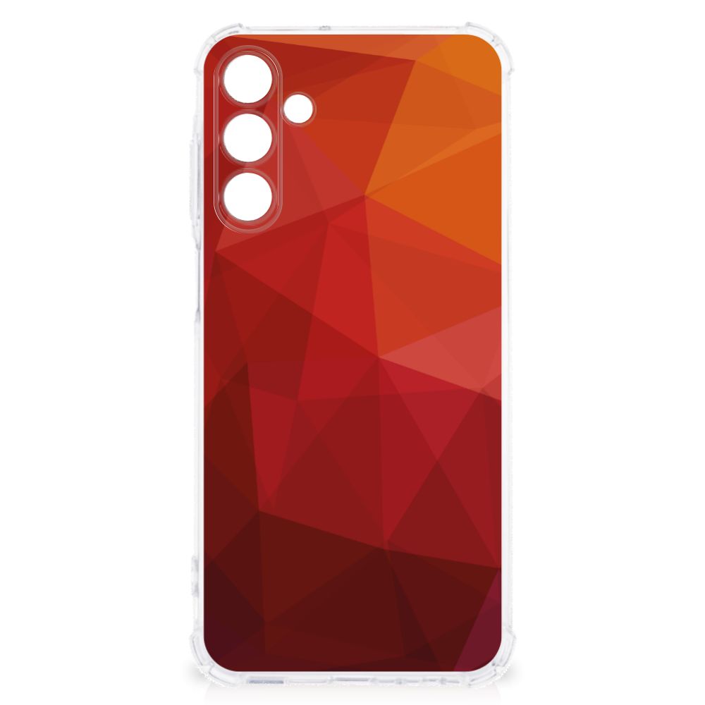 Shockproof Case voor Samsung Galaxy A15 Polygon Red B2C Telecom