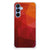 Samsung Galaxy A16 Shockproof Case Polygon Red abstract design achterkant