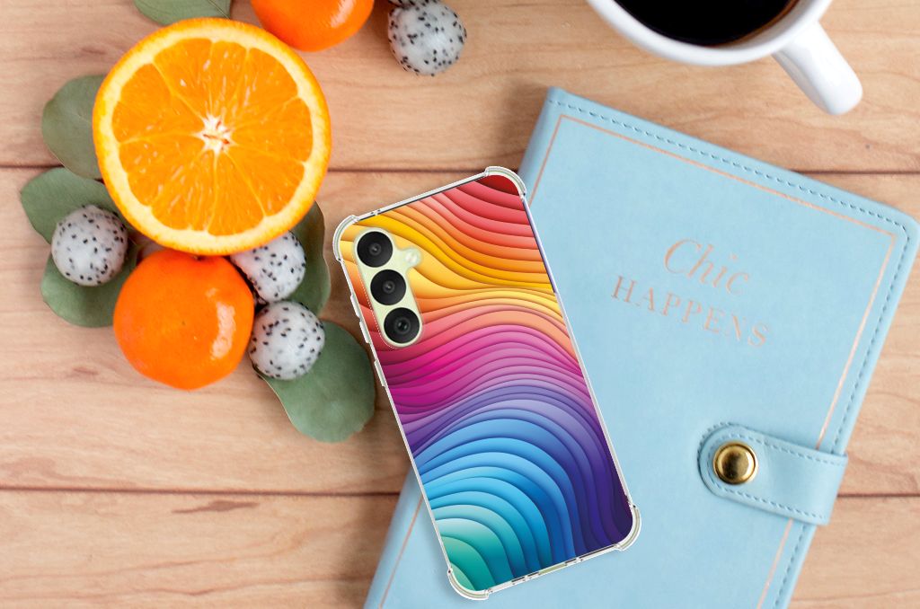 Shockproof Case voor Samsung Galaxy A35 Regenboog B2C Telecom