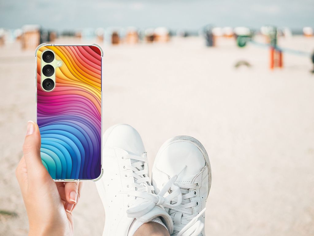 Shockproof Case voor Samsung Galaxy A35 Regenboog B2C Telecom
