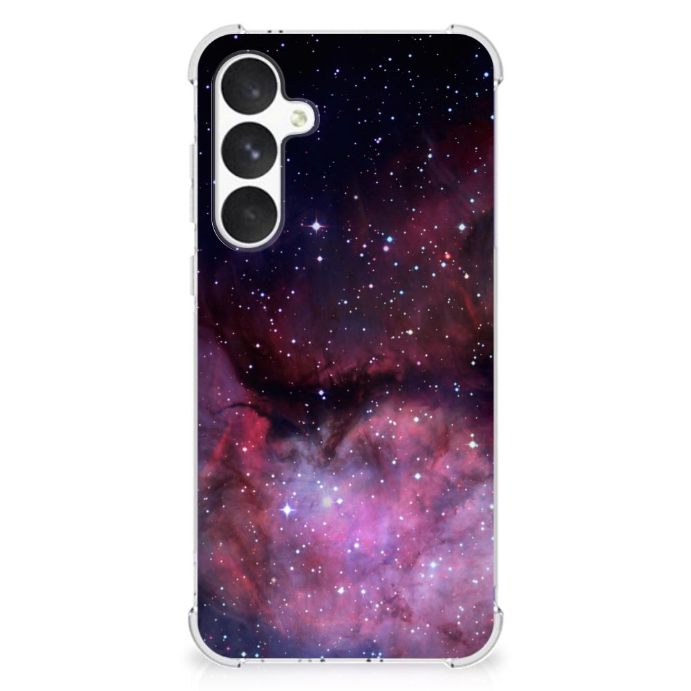 Samsung Galaxy A55 Galaxy Shockproof Case heelal design achterkant