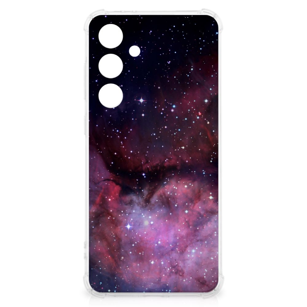 Samsung Galaxy S24 FE Galaxy Shockproof Case heelal design achterkant