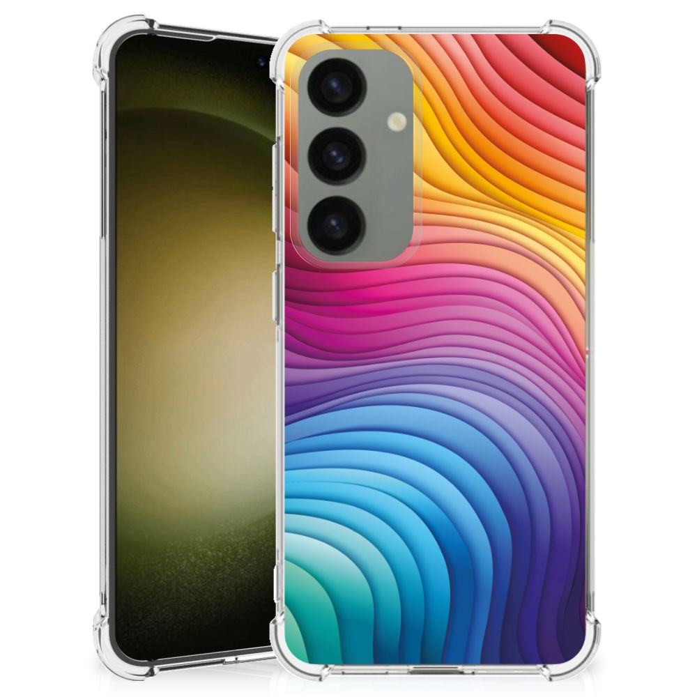 Shockproof Case voor Samsung Galaxy S24 Regenboog B2C Telecom