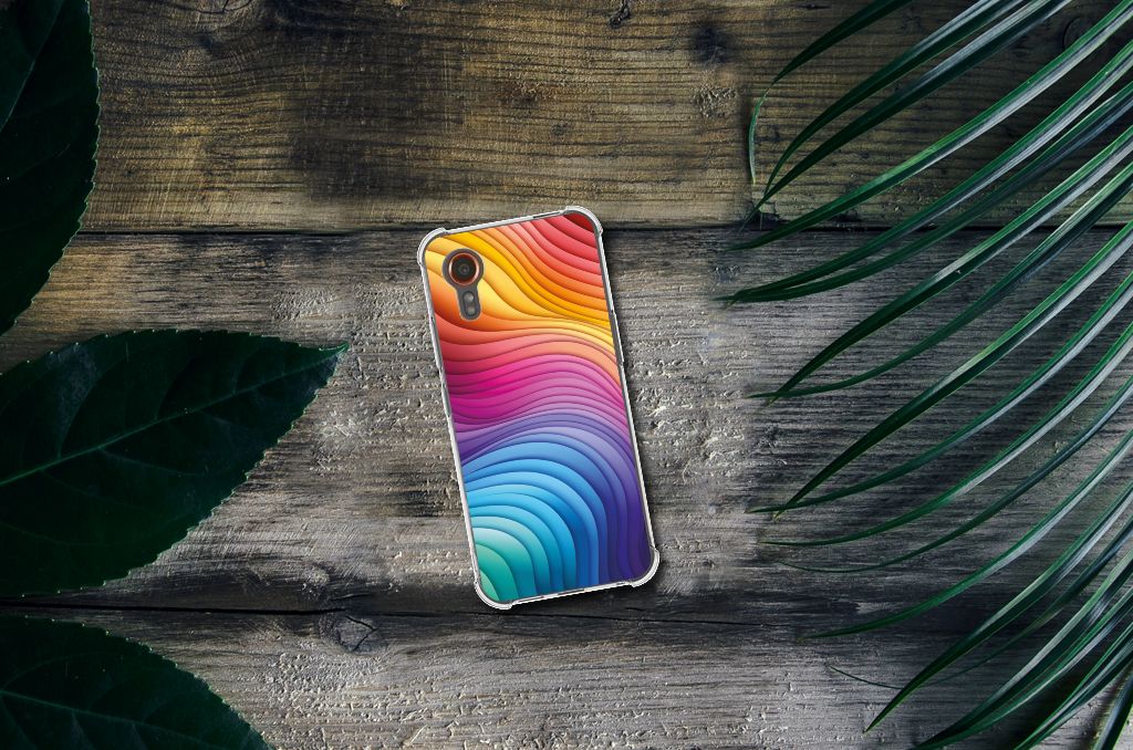 Shockproof Case voor Samsung Galaxy Xcover 7 Regenboog B2C Telecom